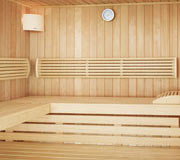 Intérieur de sauna